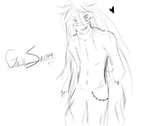  For Lolly4me2 ~Shirtless Grell !