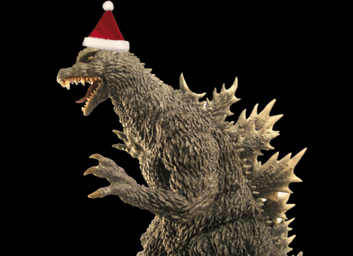 Godzilla Celebrates Christmas