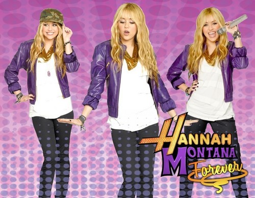  Hannah Montana দেওয়ালপত্র দ্বারা Rodrigo Hannah Montana 4'Ever