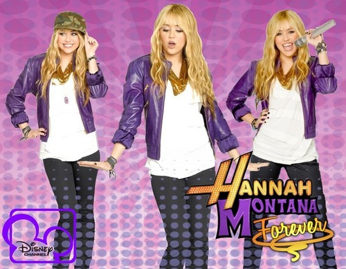  Hannah Montana پیپر وال سے طرف کی Rodrigo Hannah Montana 4'Ever