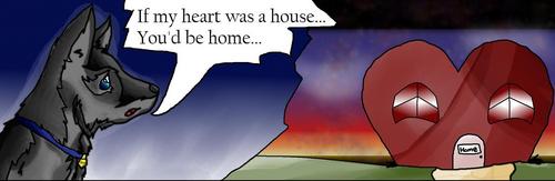  If my hati, tengah-tengah was a house♥