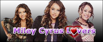 MILEY CYRUS LOVERS