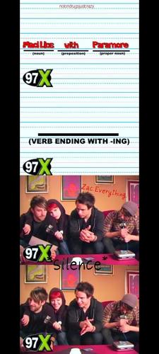  Mad Libs with Paramore :)
