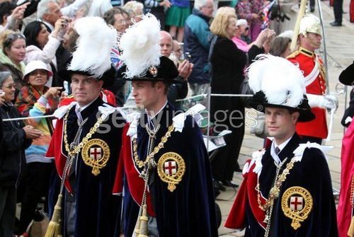  Royals Attend Order Of The Garter Service