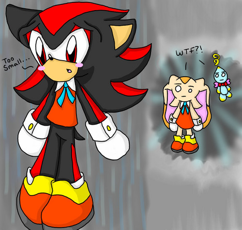 Shadow wearing Cream's clothes XD