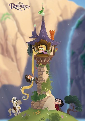  Flynn climbing the tower