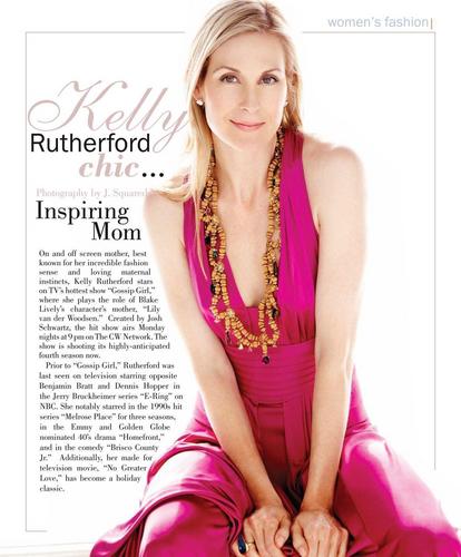  Kelly Rutherford for Fifth Ave Magazine december/january 2010-11