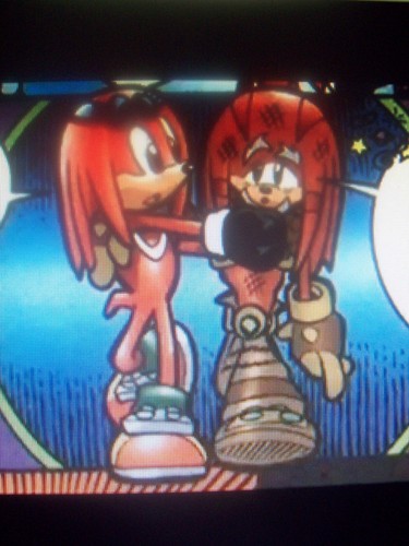  Knuckles rescuing his father