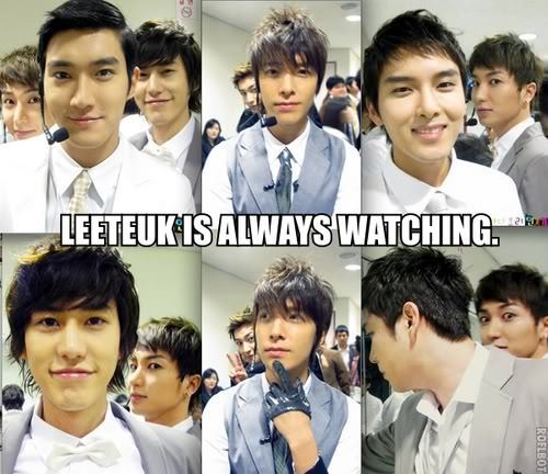  Leeteuk is always watching