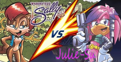  Princess Sally Acorn vs Julie-Su