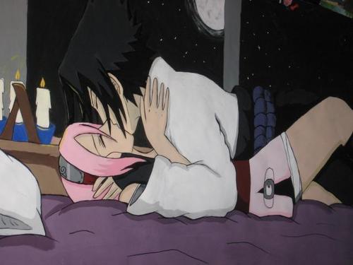  Sasuke চুম্বন with Sakura