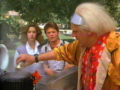 Scene from back to the Future