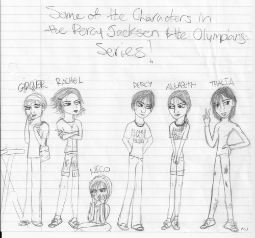  Some of the Characters in the Percy Jackson & the Olympains series!