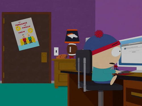 Stan Staring at His Computer - South Park Image (18071159) - Fanpop