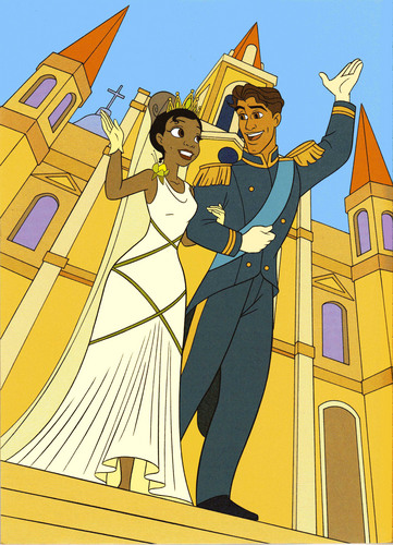 Tiana & Naveen's human wedding
