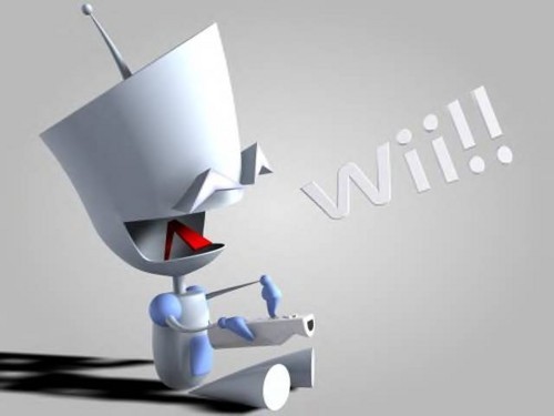  ГИР playing the wii