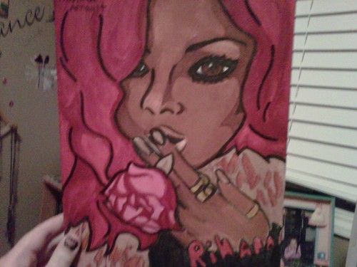  my Rihanna painting