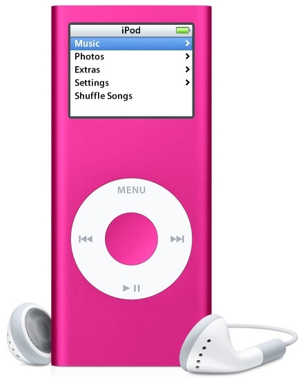 my ipod(pink)