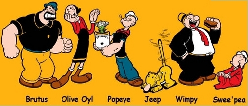  popeye and Friends