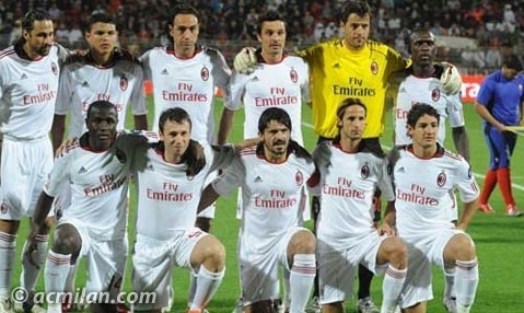  DUBAI, AL AHLI 1 - 2 MILAN (Friendly football match.)