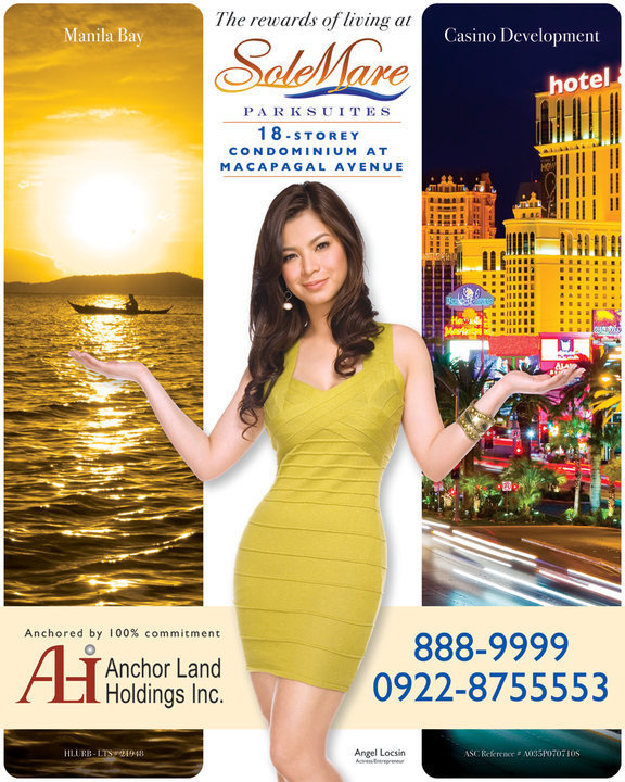 Angel Locsin for SoleMAre PArksuites