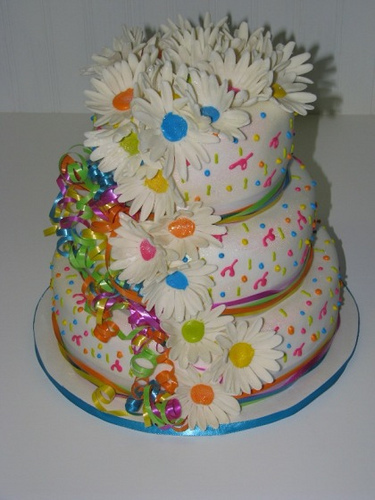  Brightly Colored Cake