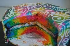  Brightly Colored Cake