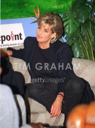  Diana On Visit To Homeless Project