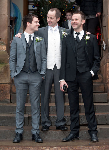 Dominic at Billy Boyd's wedding last December 29-2010