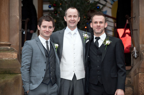 Dominic at Billy Boyd's wedding last December 29-2010