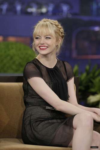  Emma Stone on “Late Night tampil with jay Leno” Stills