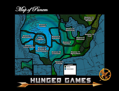  My Well Thought Out Map of Panem