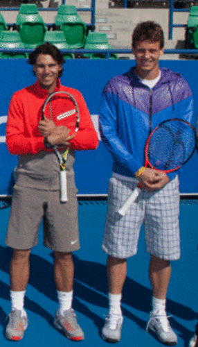  Nadal and Berdych 2011