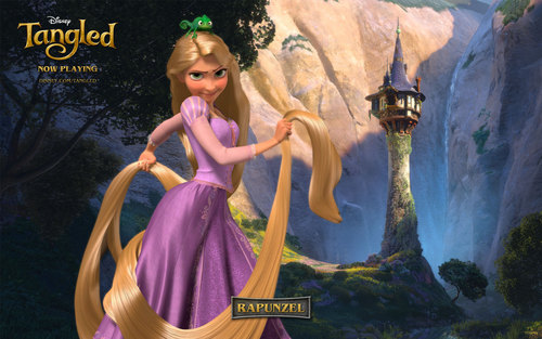  Rapunzel kertas dinding 2