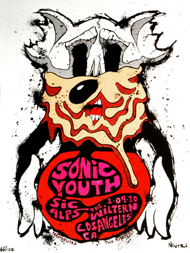  Sonic Youth Rock Poster