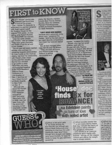  The scan of the articulo on the National Enquirer