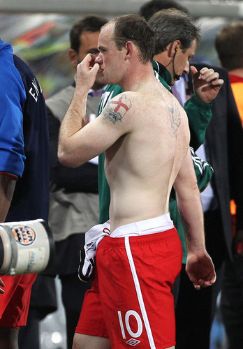  Wayne Rooney ENG at the England - Germany Game