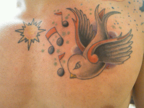 Zack Merrick's mga tattoo