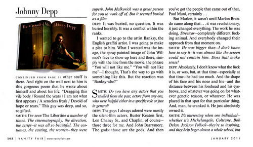  johnny depp- UK Vanity Fair - 2011 Jan