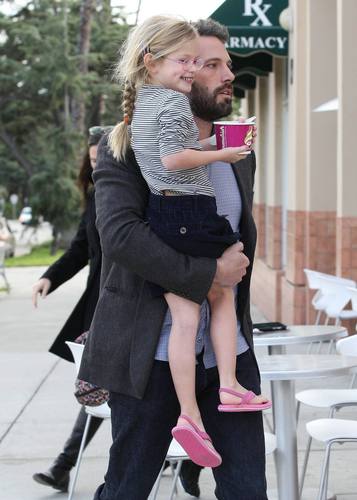  Jen & Ben out in Santa Monica with violet 1/6/11