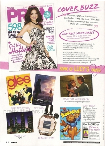  Lucy Hale in Teen Prom Magazine