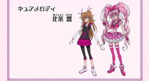 One of the Pretty Cure girl characters. 