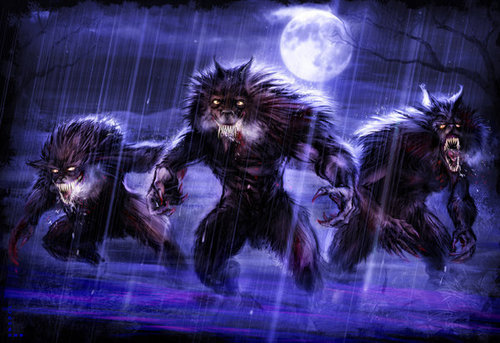  Werewolves at night