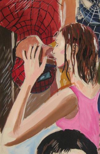  ''The Kiss'',painting kwa Paul Davison
