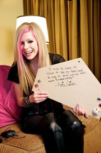  Avril Lavigne Japanese Press Tag *new*