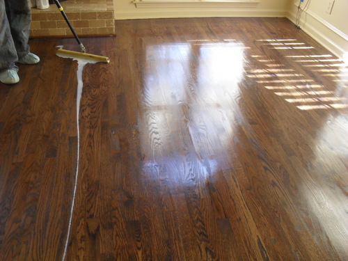  Hardwood floor refinishing