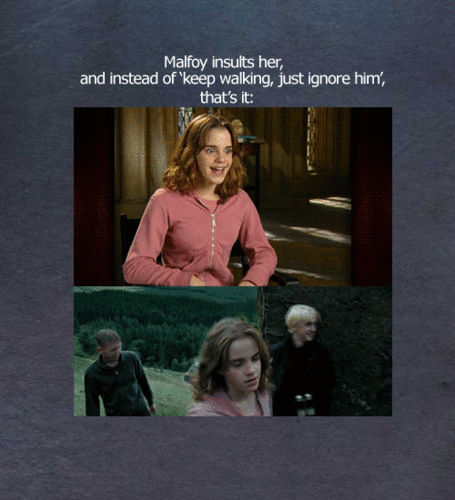 Hermione hits Draco ;)