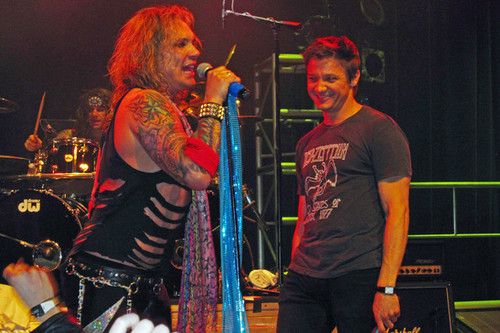  Jeremy Renner Performs with Steel pantera - 2010