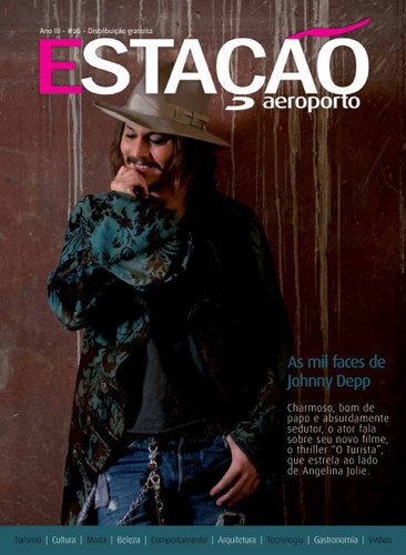  Johnny Depp Estação Aeroporto Magazine - Brazil