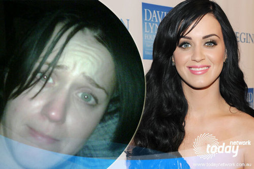  Katy Perry with and without makeup